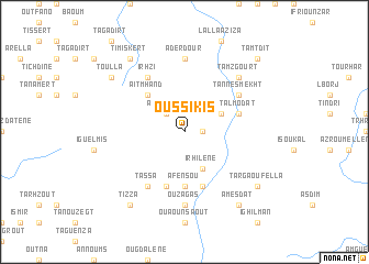 map of Oussikis