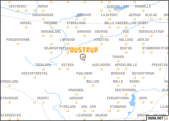 map of Oustrup