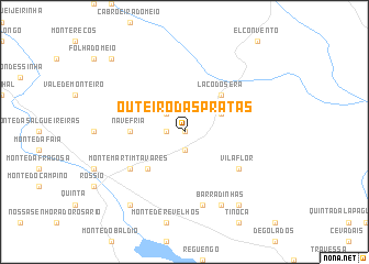 map of Outeiro das Pratas