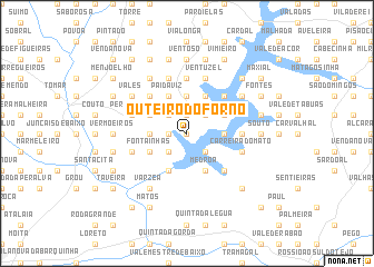 map of Outeiro do Forno