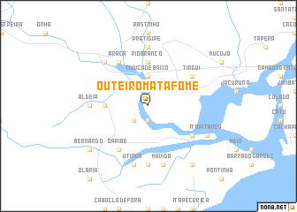 map of Outeiro Mata-Fome