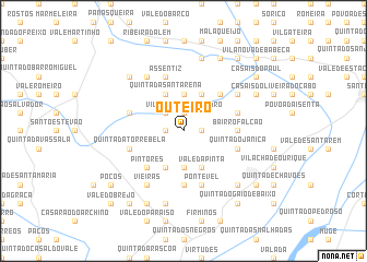 map of Outeiro