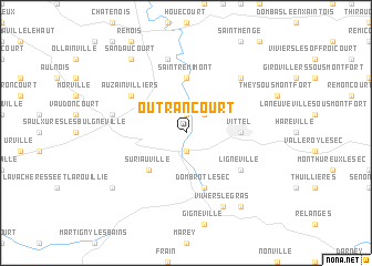 map of Outrancourt