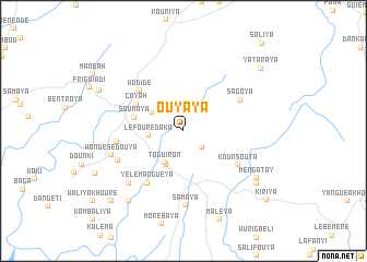 map of Ouyaya