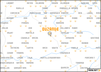 map of Ouzande