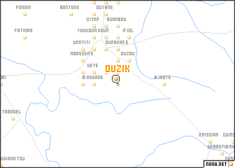 map of Ouzik