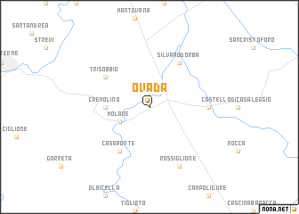 map of Ovada