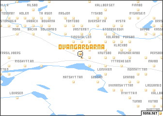 map of Ovangårdarna