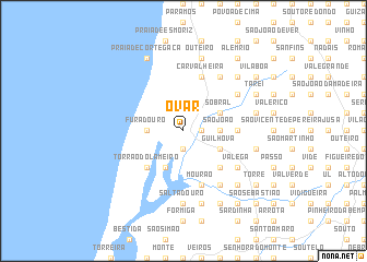 map of Ovar