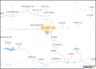 map of Ovasta