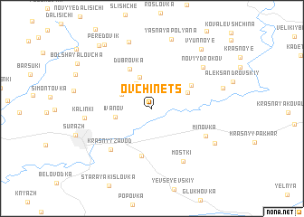 map of Ovchinets