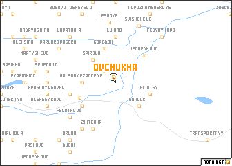 map of Ovchukha