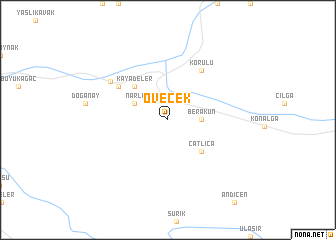map of Övecek