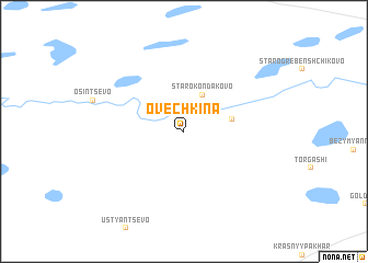 map of Ovechkina