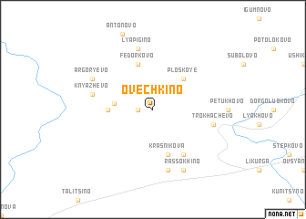 map of Ovechkino