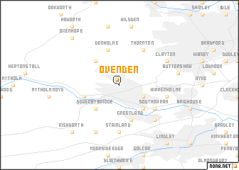 map of Ovenden