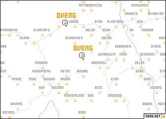 map of Oveng