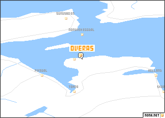 map of Øverås