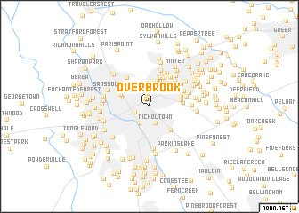 map of Overbrook