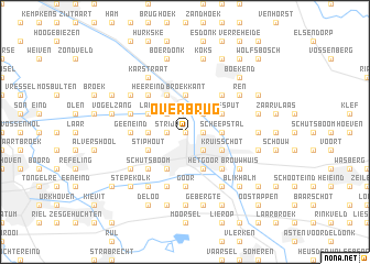 map of Overbrug