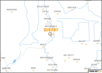 map of Overby