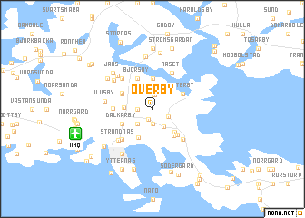 map of Överby