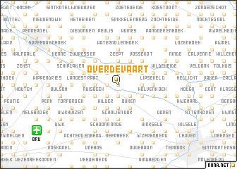 map of Over de Vaart