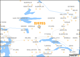 map of Övered