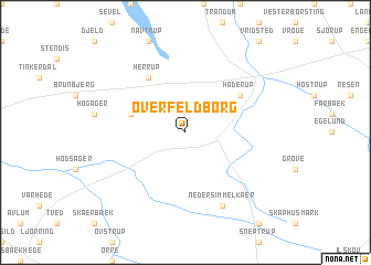 map of Over Feldborg