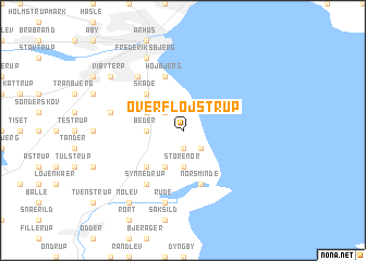 map of Over Fløjstrup