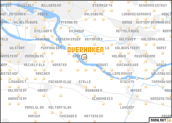 map of Overhaken