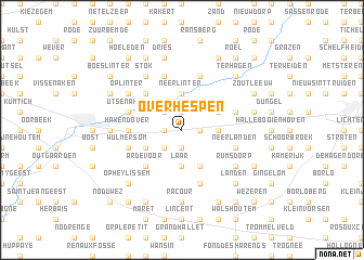 map of Overhespen