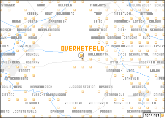 map of Overhetfeld