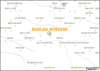 map of Over Julianehede