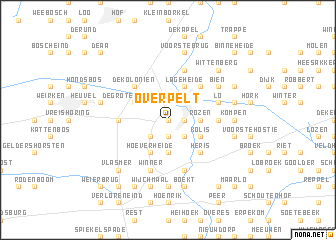 map of Overpelt