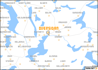 map of Översidan