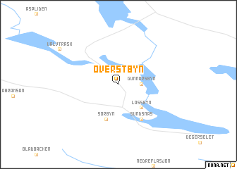 map of Överstbyn
