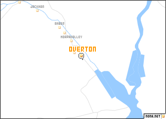 map of Overton