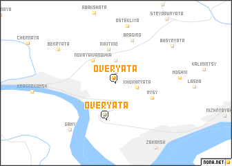 map of Overyata