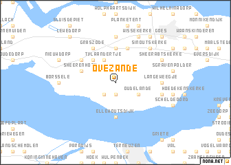 map of Ovezande