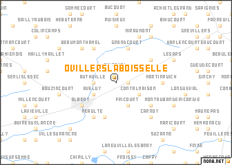 map of Ovillers-la-Boisselle