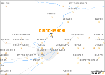 map of Ovinchishchi