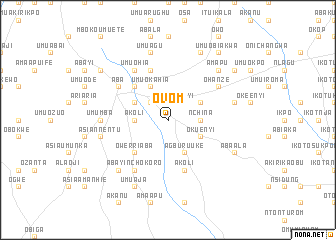 map of Ovom