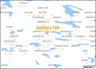 map of Övre Hyltan