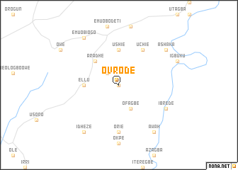 map of Ovrode