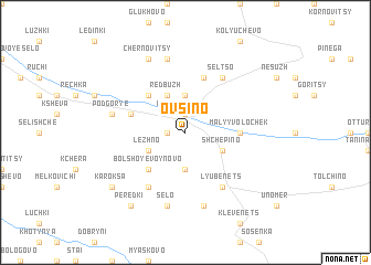 map of Ovsino