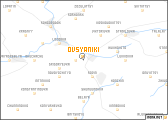map of Ovsyaniki