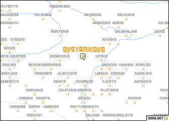 map of Ovsyanikovo