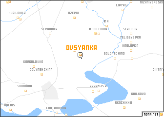 map of Ovsyanka