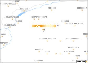 map of Ovsyannikovo